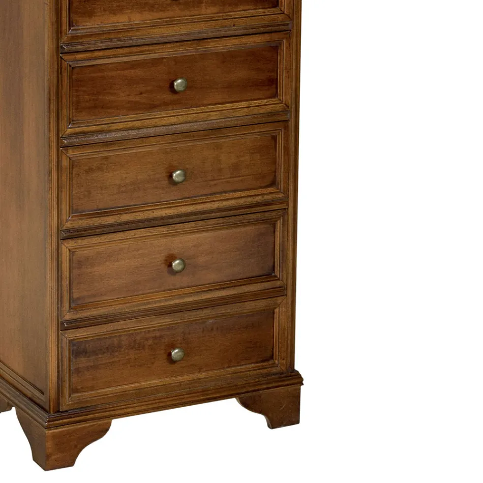 Dresser in Solid Wood of Different Finishes Made in Italy - Nortia Viadurini