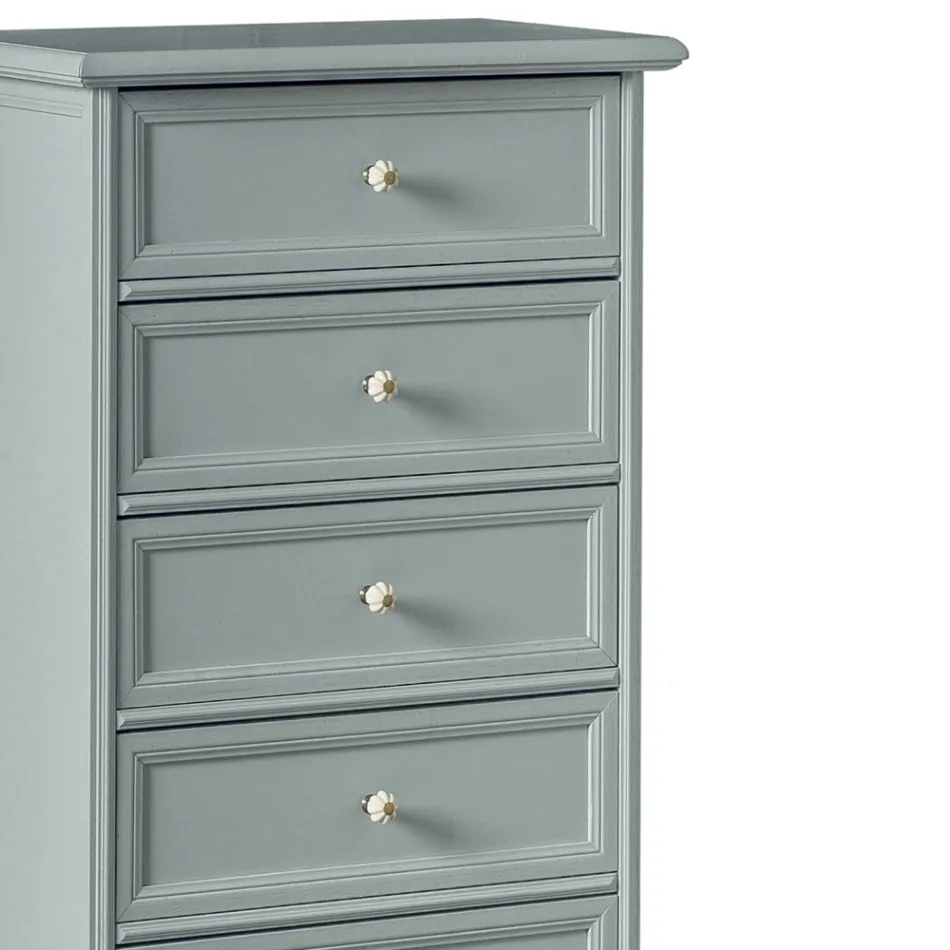 Dresser in Solid Wood of Different Finishes Made in Italy - Nortia Viadurini