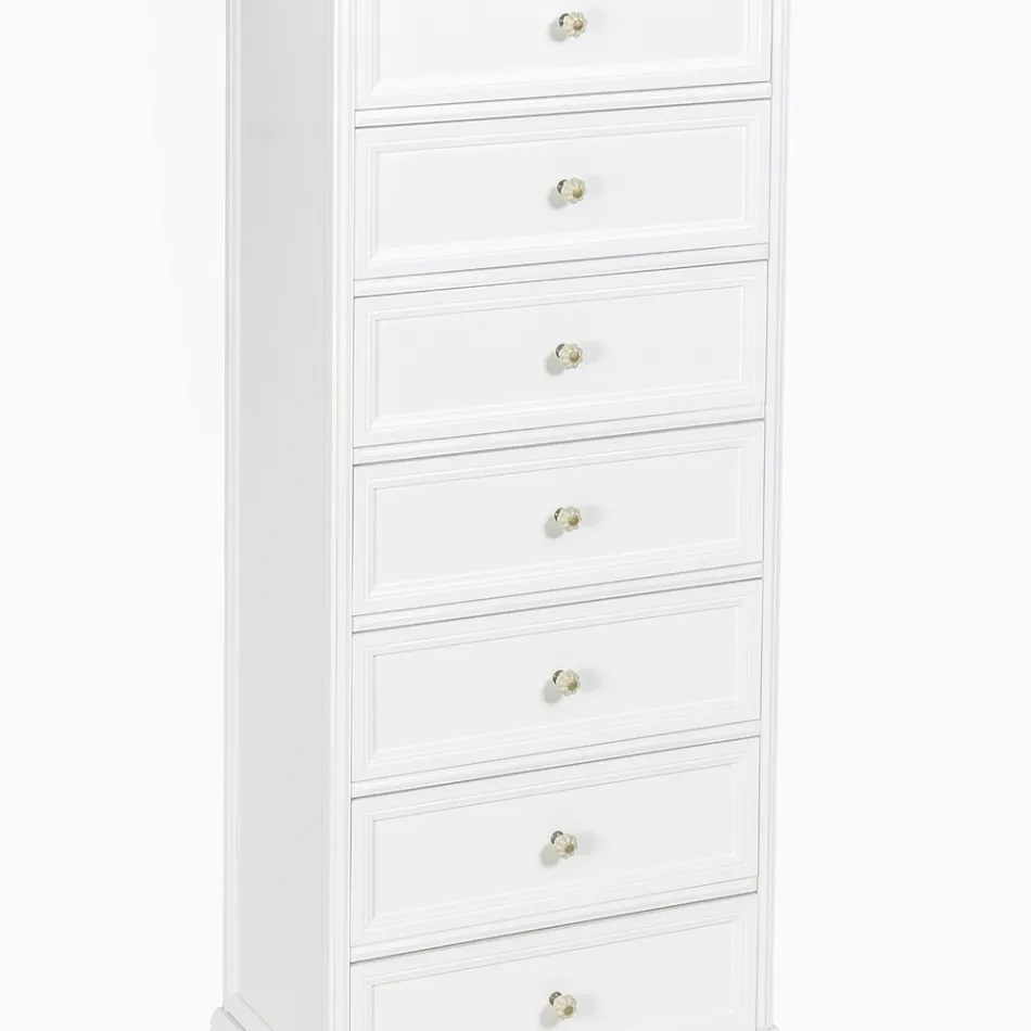 Dresser in Solid Wood of Different Finishes Made in Italy - Nortia Viadurini