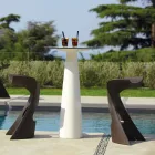 Colored high stool Slide Koncord modern design made in Italy Viadurini