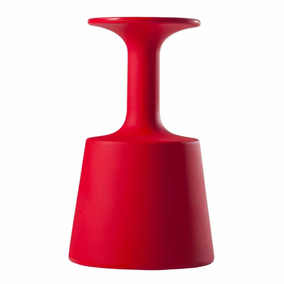 High colored bar stool Modern Slide Drink made in Italy Viadurini