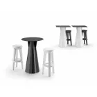 High Design Bar Stool in Polyethylene Made in Italy - Tinuccia Viadurini