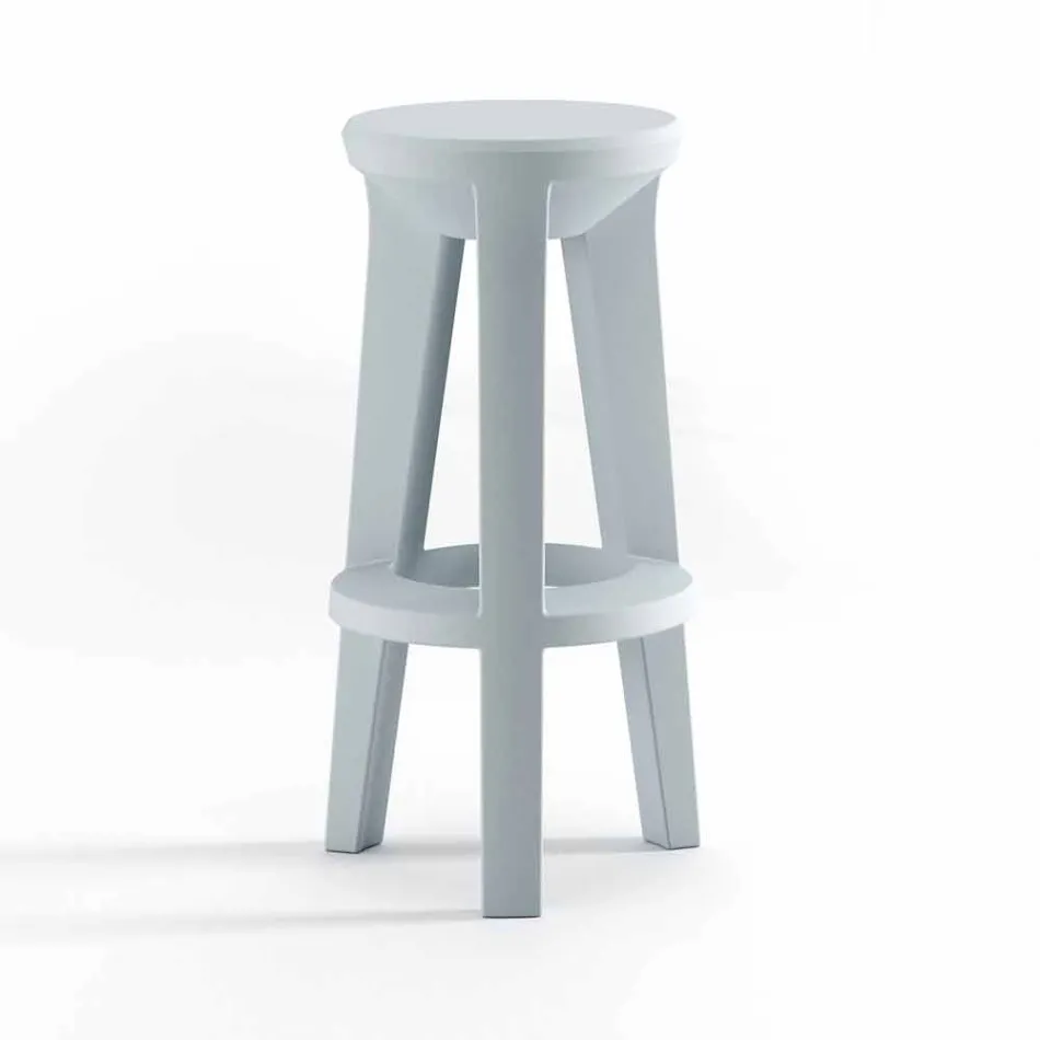 High Design Bar Stool in Polyethylene Made in Italy - Tinuccia Viadurini