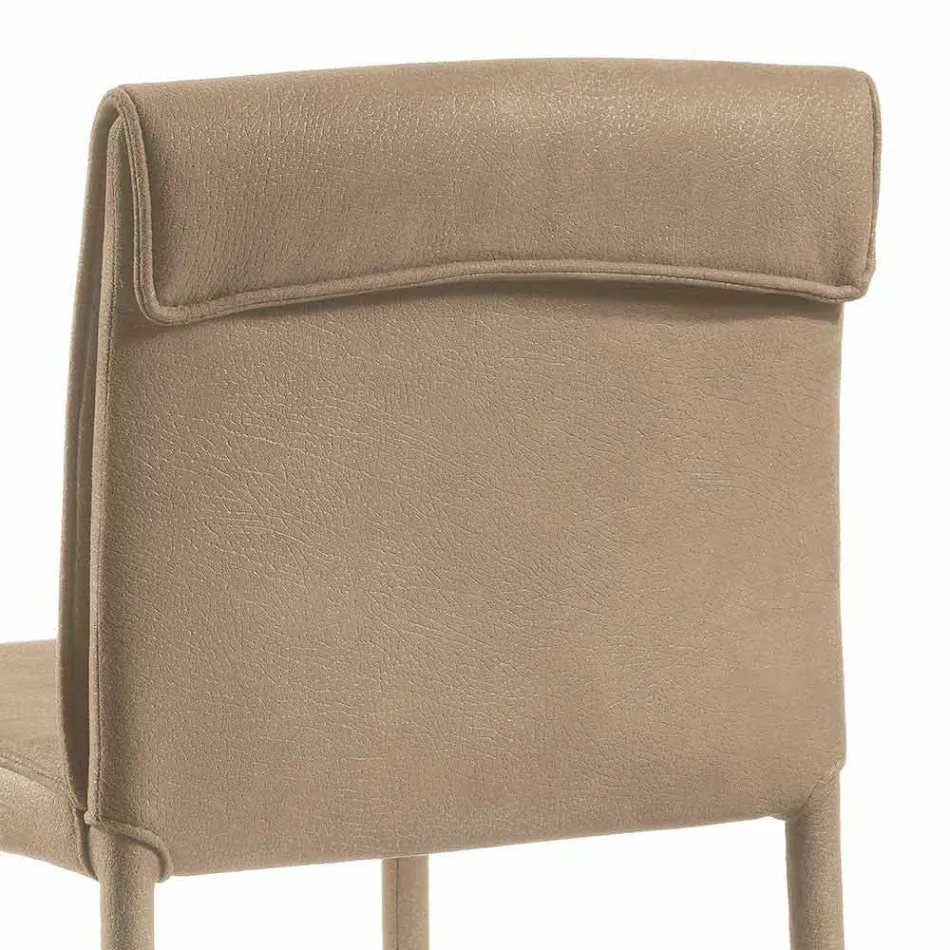 Modern design bar stool Amos, handcrafted in Italy Viadurini