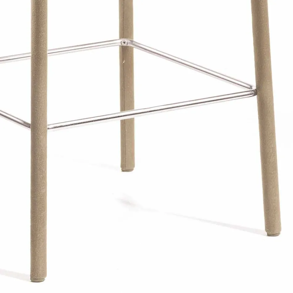 Modern design bar stool Amos, handcrafted in Italy Viadurini
