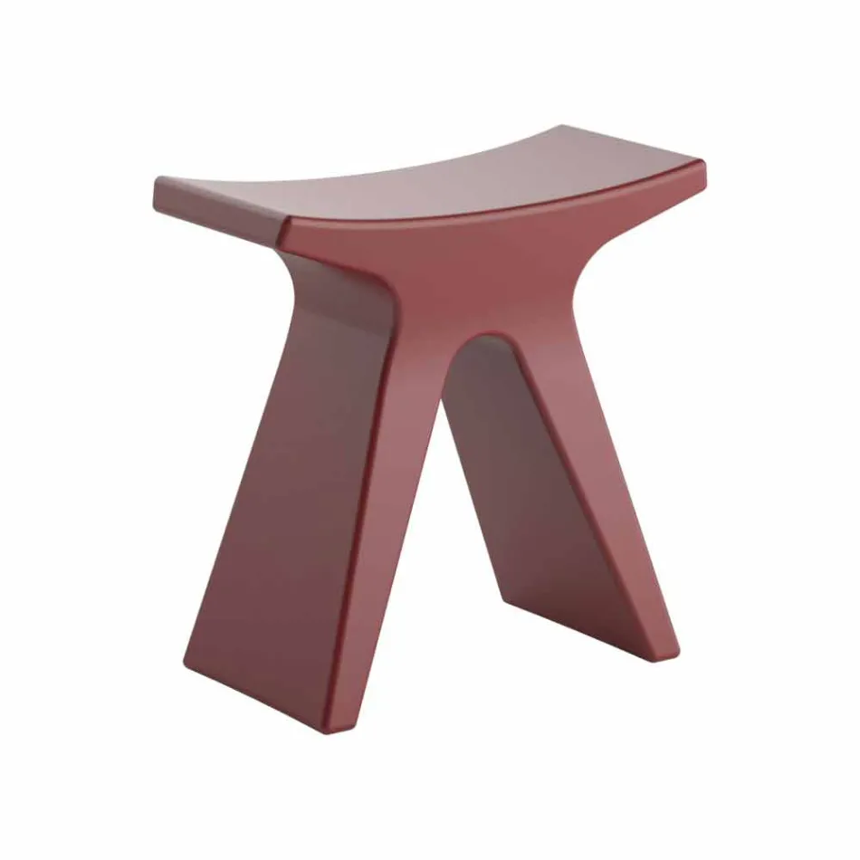 Low Outdoor Polypropylene Stool Made in Italy - Prue Viadurini