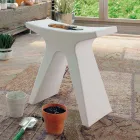 Low Outdoor Polypropylene Stool Made in Italy - Prue Viadurini