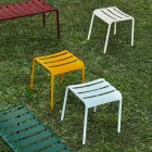 Low Stool in Outdoor Painted Aluminium Made in Italy - Sondra Viadurini
