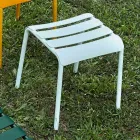 Low Stool in Outdoor Painted Aluminium Made in Italy - Sondra Viadurini