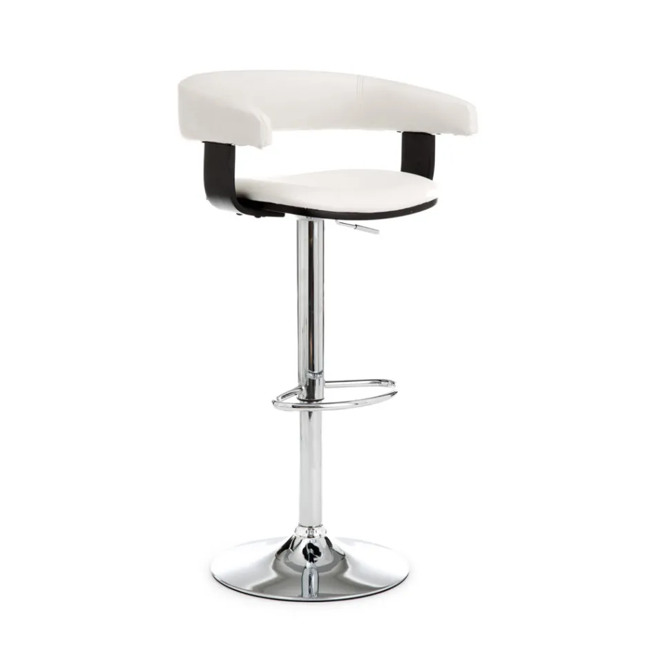 Stool with Height Adjustable Petrol Lift - Americium Viadurini