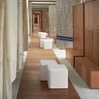 Soft polyurethane cube stool Slide Soft Cube design made in Italy Viadurini