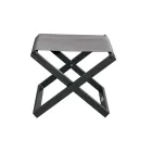 Outdoor Stool in Painted Aluminium and Textilene - Edward Viadurini