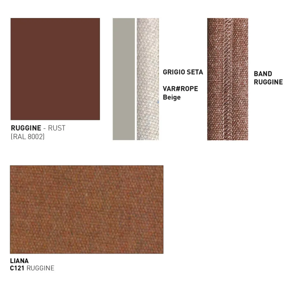 Outdoor Stool in Aluminium Made in Italy - Emmacross by Varaschin Viadurini