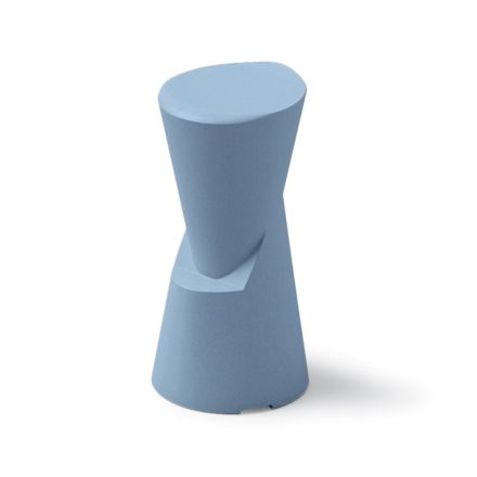 Outdoor Stool in Polyethylene 7 Colours Made in Italy - Cream Viadurini