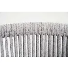 Stackable Garden Stool Aluminium and Technical Fabric - Smart by Varaschin Viadurini