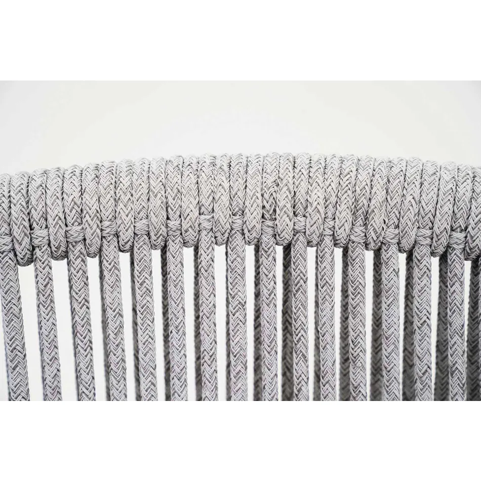 Stackable Garden Stool Aluminium and Technical Fabric - Smart by Varaschin Viadurini