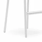 Stackable Garden Stool Aluminium and Technical Fabric - Smart by Varaschin Viadurini