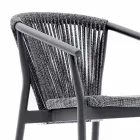 Stackable Garden Stool Aluminium and Technical Fabric - Smart by Varaschin Viadurini