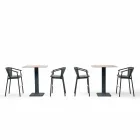 Stackable Garden Stool Aluminium and Technical Fabric - Smart by Varaschin Viadurini