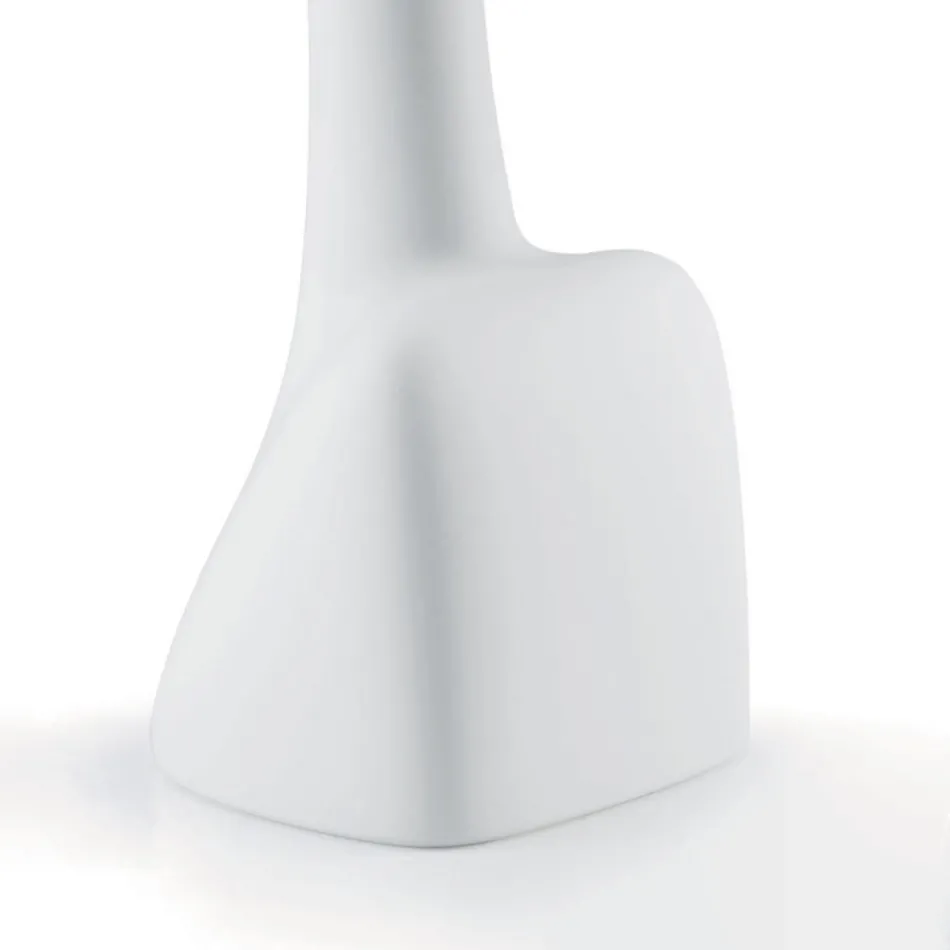 Garden Stool in Colored Polyethylene Made in Italy - Stromboli Viadurini