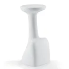 Garden Stool in Colored Polyethylene Made in Italy - Stromboli Viadurini