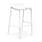 Garden Stool Made Entirely of Aluminium - Resplendent Viadurini