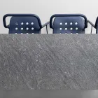 Garden Stool Aluminium Shell Made in Italy - Noss by Varaschin Viadurini