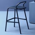Garden Stool Aluminium Shell Made in Italy - Noss by Varaschin