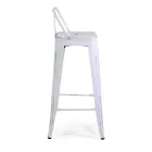 Indoor and Outdoor Iron Stool Height 94 cm - Stationery Viadurini