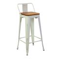 Indoor and Outdoor Stool in Iron and Wood - Stationery