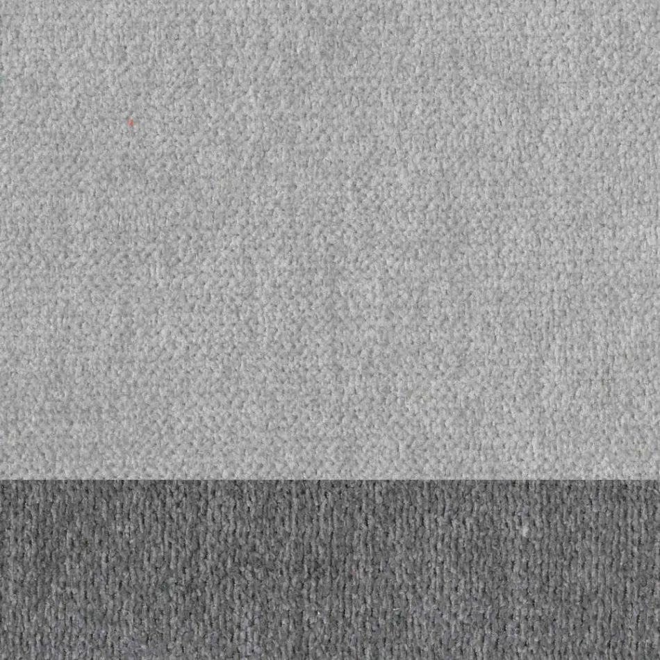 Design Lounge Stool in Fabric with Border and Anthracite Metal - Scarat Viadurini