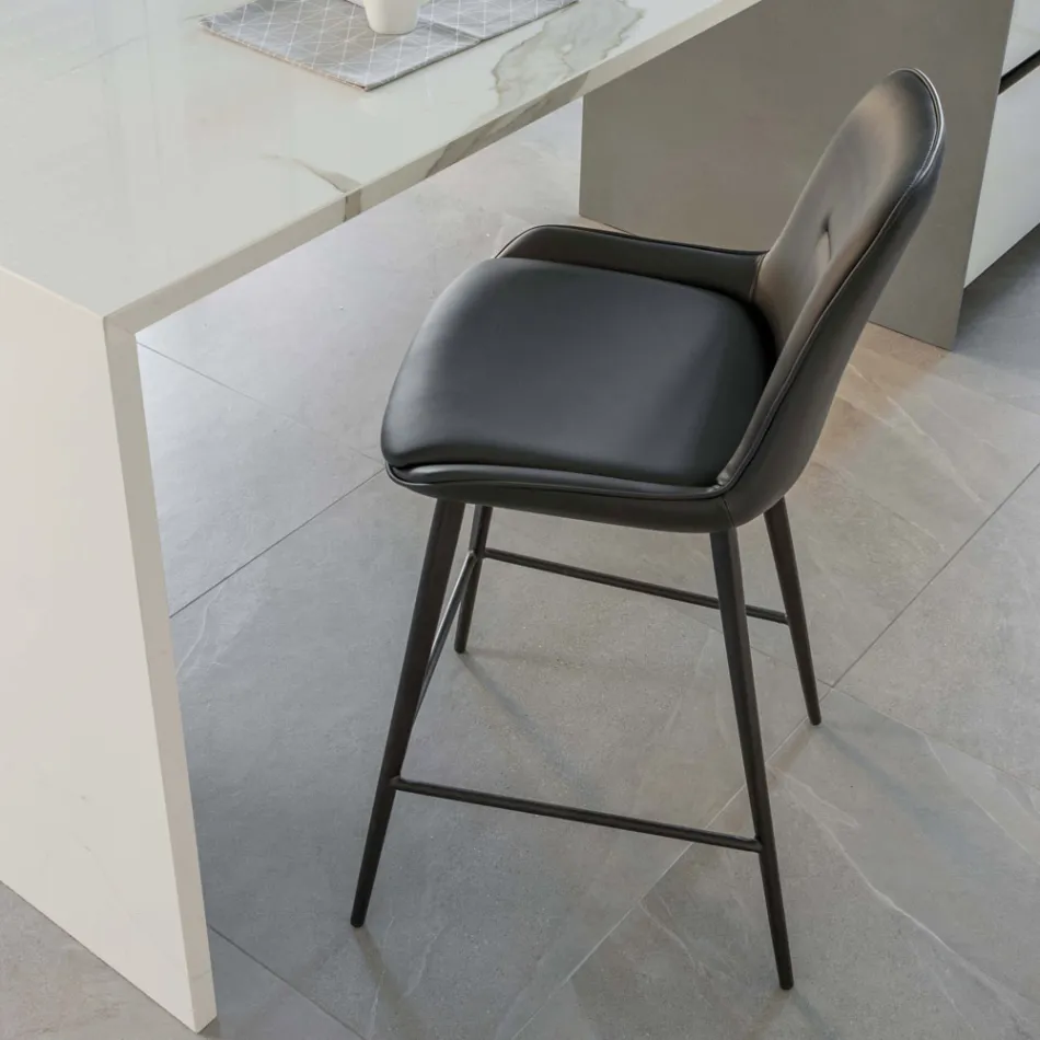 Lounge Stool with Different Structures and Finishes - Denis Viadurini