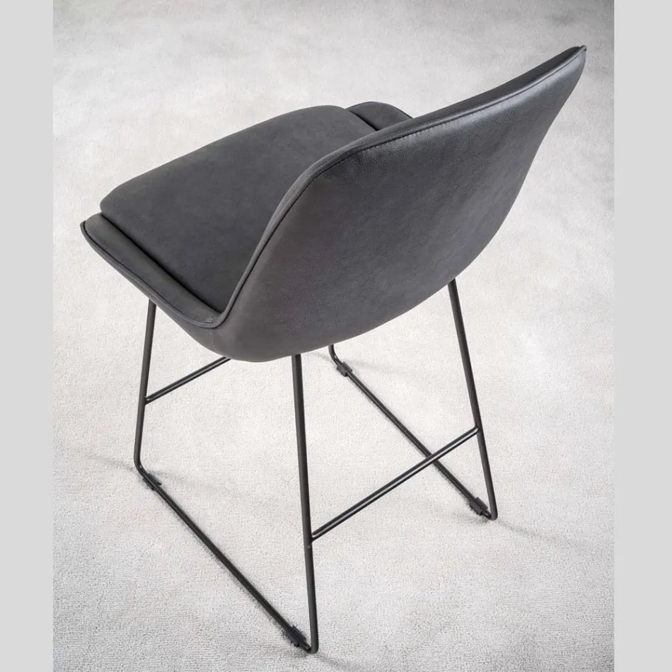 Lounge Stool with Different Structures and Finishes - Denis Viadurini