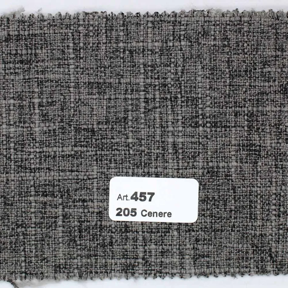 Lounge Stool with Low Backrest Made in Italy - Orietta Viadurini