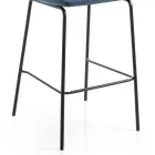 Elegant Modern Design Lounge Stool in Fabric with Border - Scarat Viadurini