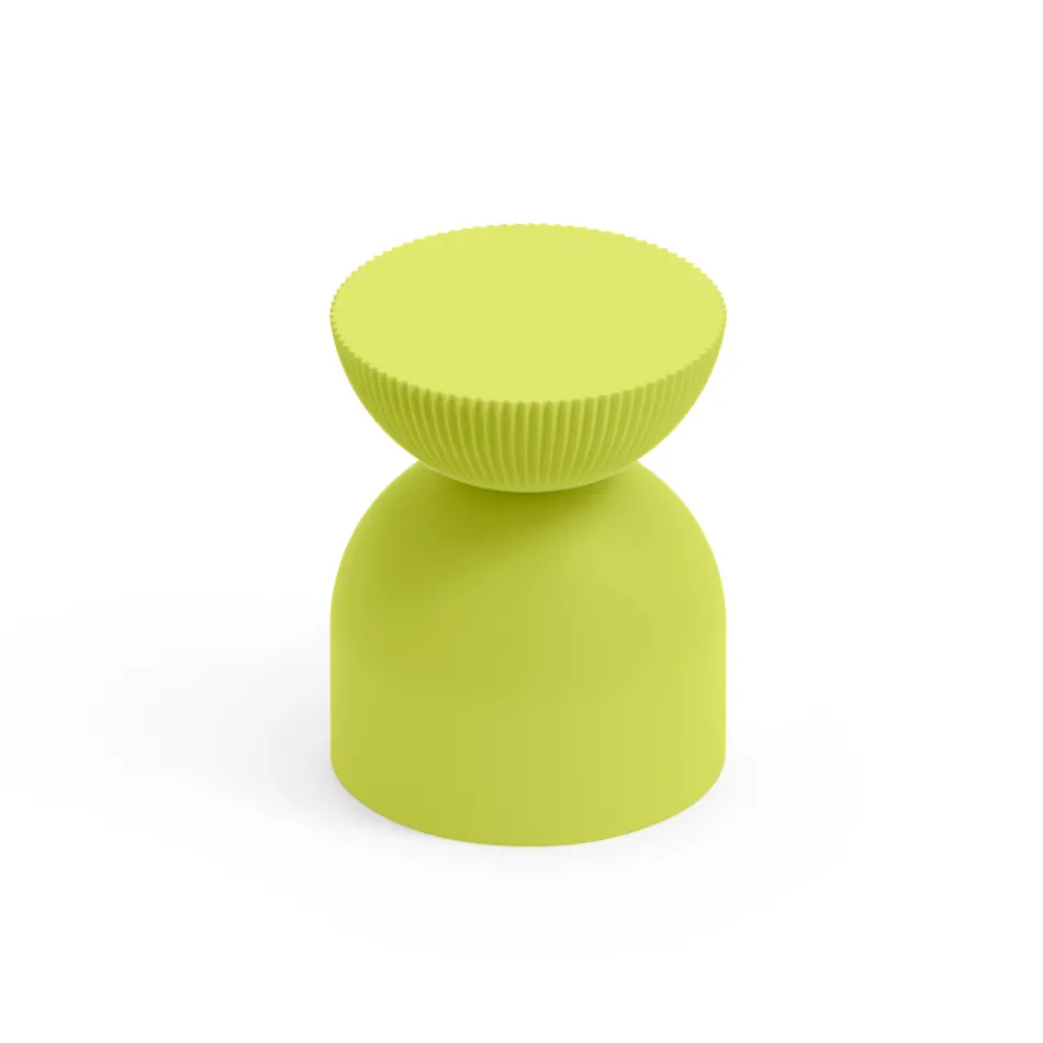 Lounge Stool Made of Polyethylene of Different Colours - Loopy Viadurini