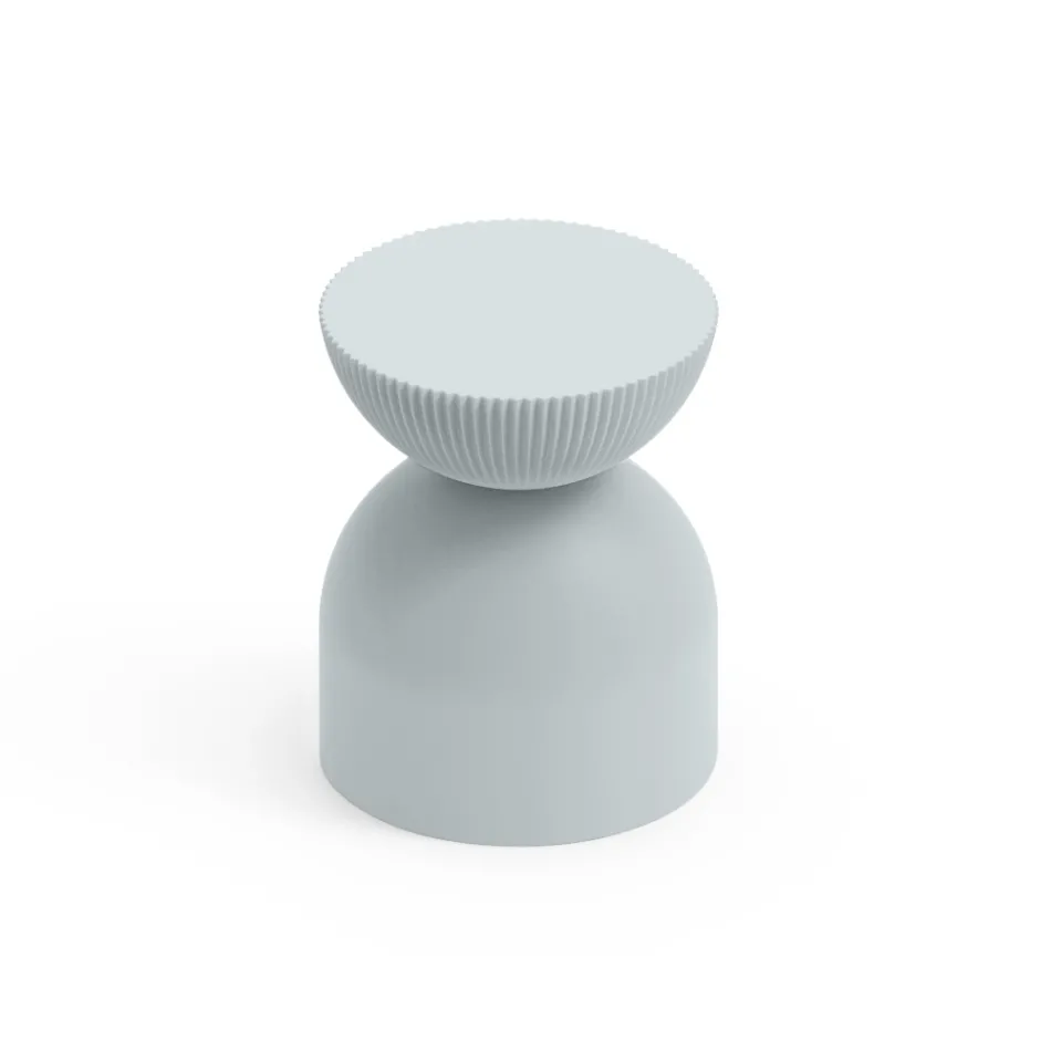 Lounge Stool Made of Polyethylene of Different Colours - Loopy Viadurini