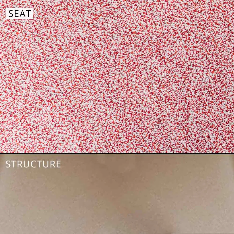 Outdoor Design Stool in High Quality Aluminium, 3 pieces - Filomena Viadurini