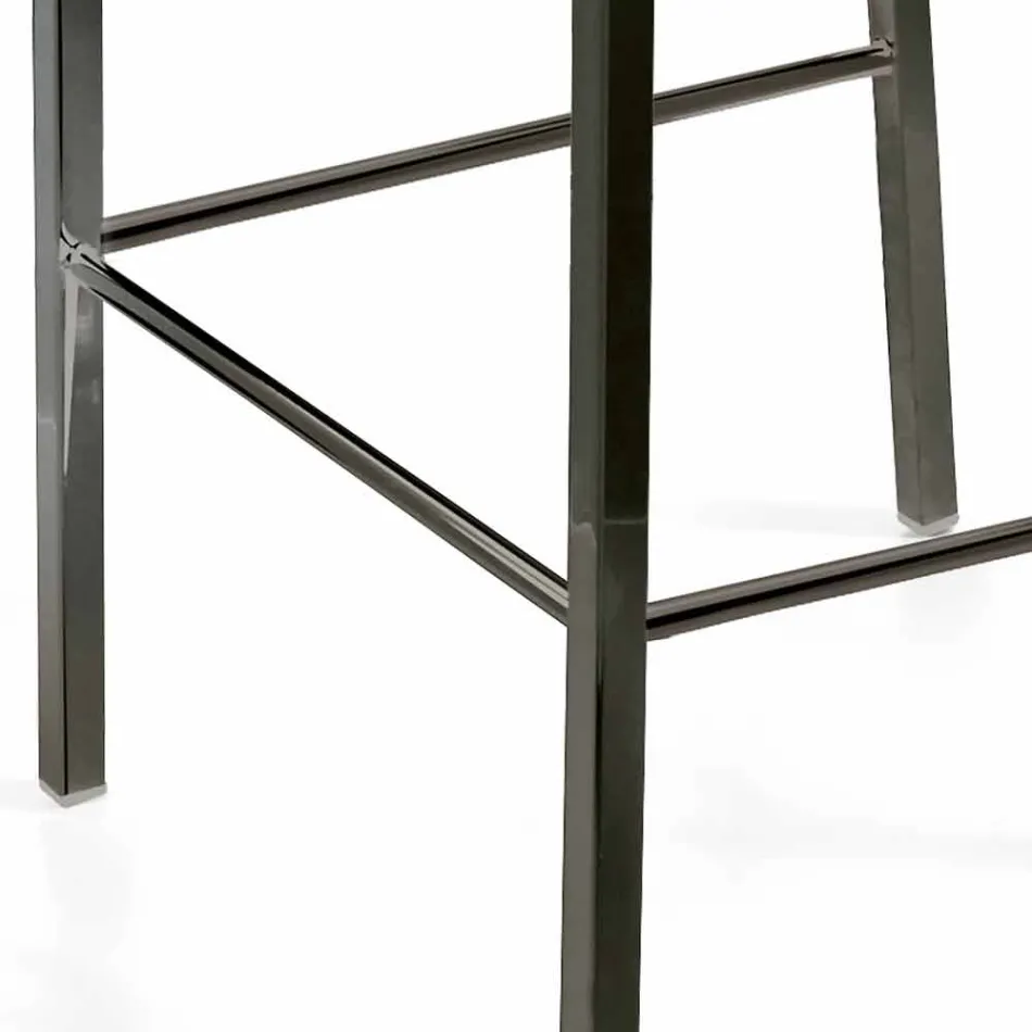 Modern design stool with Alwyn H 86 cm back, made in Italy Viadurini