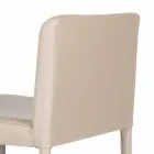 Modern design stool with Alwyn H 86 cm back, made in Italy Viadurini