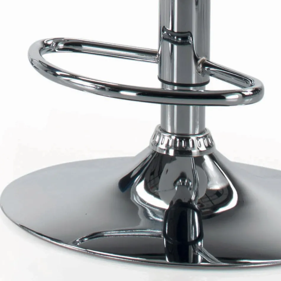 Swivel Stool with Backrest in Different Sizes Made in Italy - Parma Viadurini