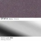 Swivel Stool in Fabric and Steel with Petrol Lift Made in Italy - Marchesi Viadurini