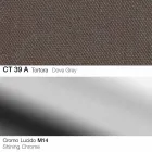 Swivel Stool in Fabric and Steel with Petrol Lift Made in Italy - Marchesi Viadurini