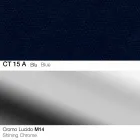 Swivel Stool in Fabric and Steel with Petrol Lift Made in Italy - Marchesi Viadurini