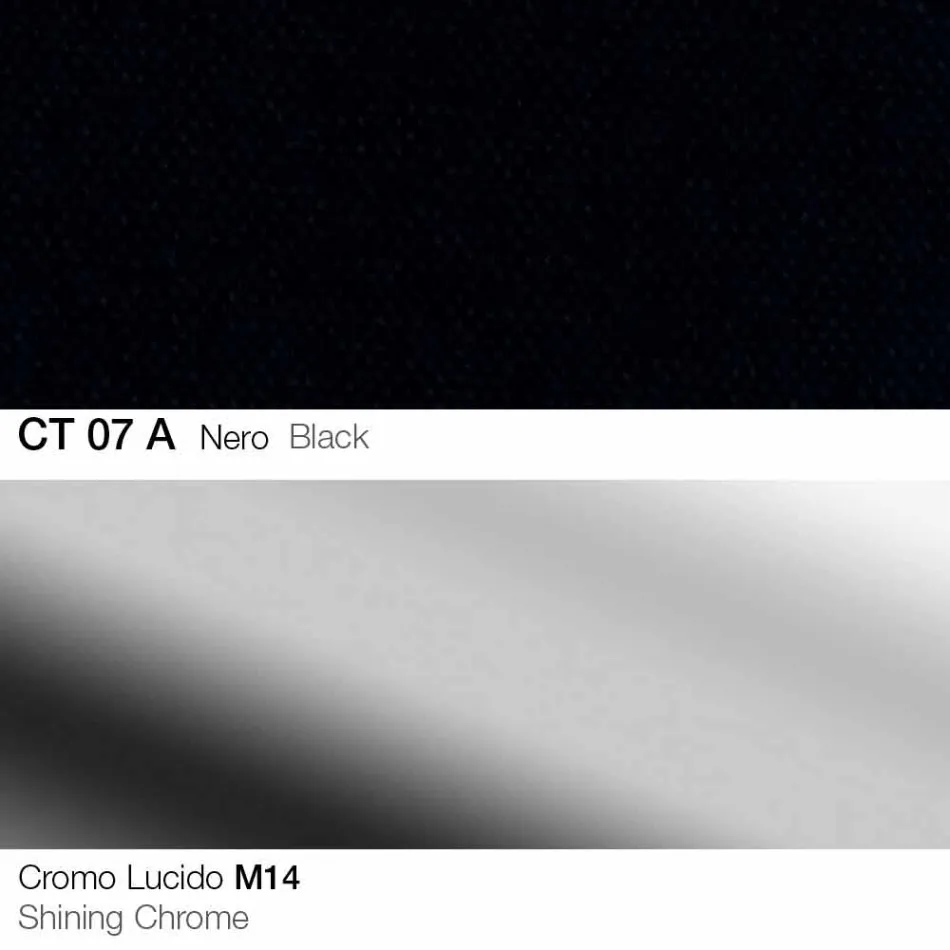 Swivel Stool in Fabric and Steel with Petrol Lift Made in Italy - Marchesi Viadurini