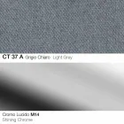 Swivel Stool in Fabric and Steel with Petrol Lift Made in Italy - Marchesi Viadurini