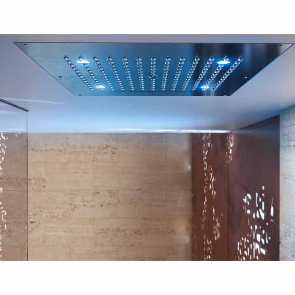 Shower head with chromotherapy two modern design Dream jets Viadurini