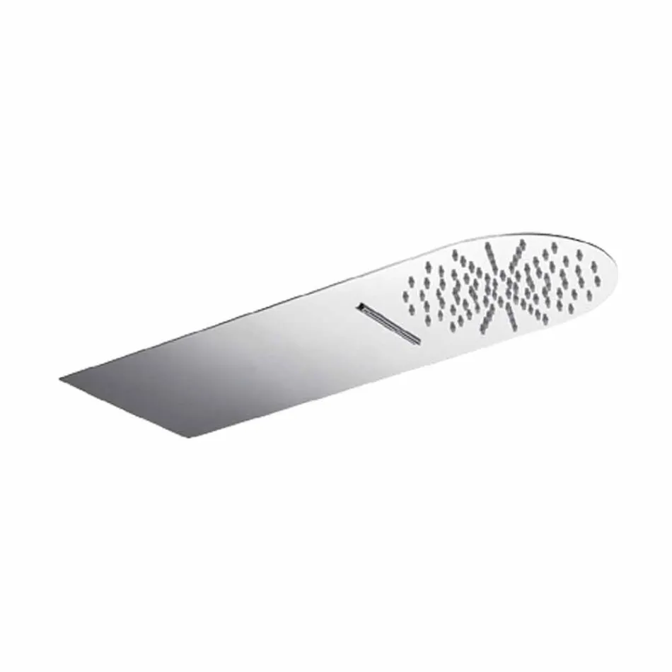 Modern Ultraslim Steel Wall Shower Head Made in Italy - Cassio Viadurini