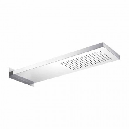 Steel Shower Head with Rain Jet Made in Italy - Nairobi Viadurini