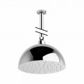Shower Head in Steel Chrome Finish Bell Made in Italy - Auro
